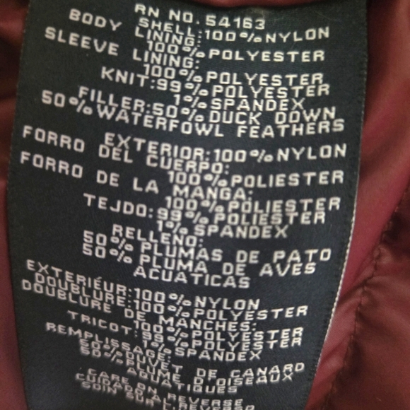 Tommy Hilfiger feather down coat, size L - Picture 7 of 8